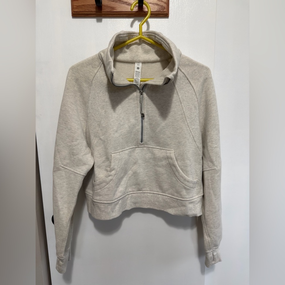 Scuba Oversized Funnel-
Neck Half Zip